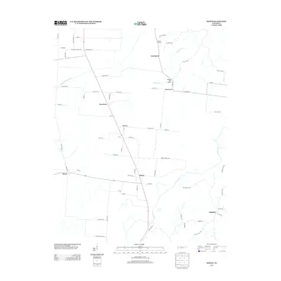 2013 Map of Miston, 2013 Print