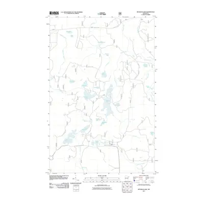 2011 Map of Mitawan Lake, 2011 Print