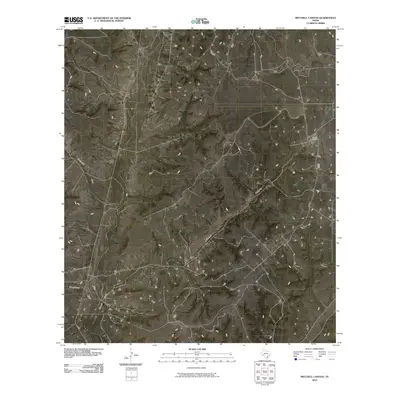 2010 Map of Mitchell Canyon, 2010 Print