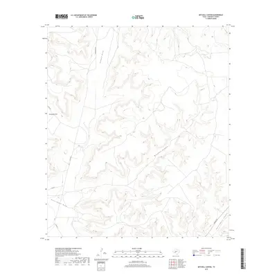 2019 Map of Mitchell Canyon, 2019 Print