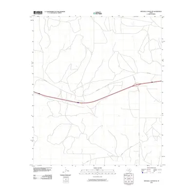 2010 Map of Mitchell Canyon NE, 2010 Print