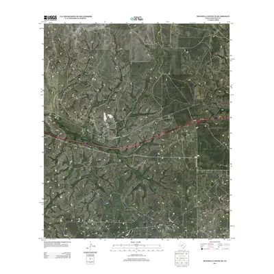 2012 Map of Mitchell Canyon NE, 2012 Print