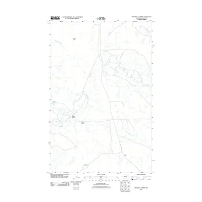 2011 Map of Mitchell Corner, 2011 Print