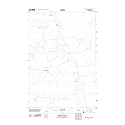 2011 Map of Mitchell Coulee, 2011 Print