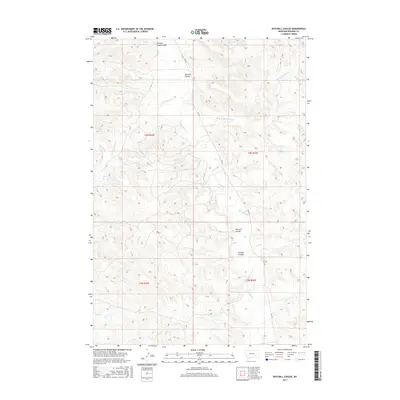 2017 Map of Mitchell Coulee, 2017 Print