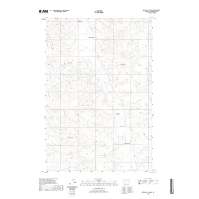 2020 Map of Mitchell Coulee, 2020 Print
