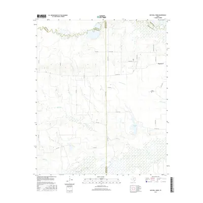 2016 Map of Mitchell Creek, 2016 Print