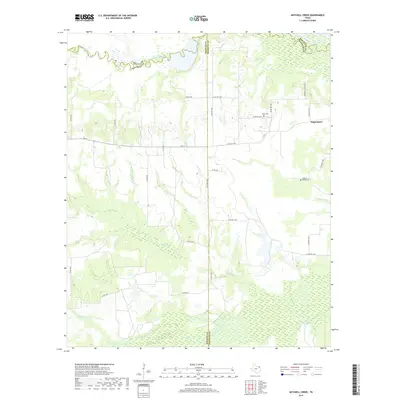 2019 Map of Mitchell Creek, 2019 Print
