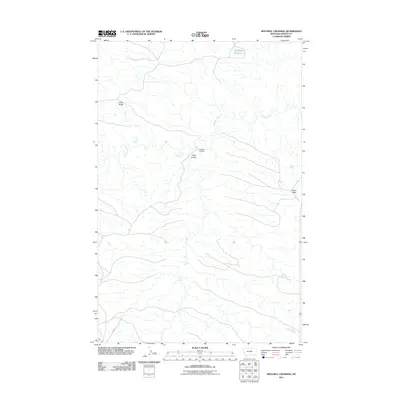2011 Map of Mitchell Crossing, 2011 Print