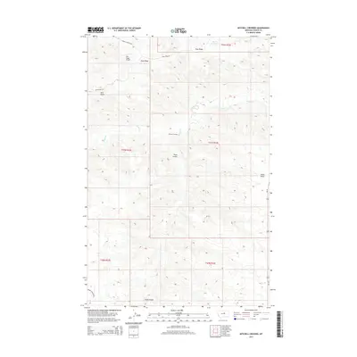 2014 Map of Mitchell Crossing, 2014 Print