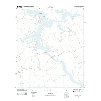 2011 Map of Mitchell Dam, 2011 Print