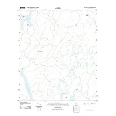 2011 Map of Mitchell Dam NW, 2011 Print