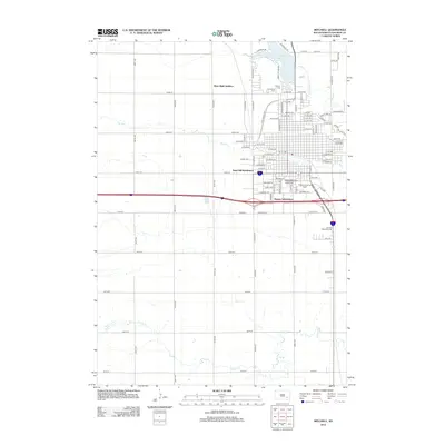 2012 Map of Mitchell, 2012 Print