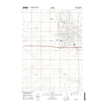 2015 Map of Mitchell, 2015 Print