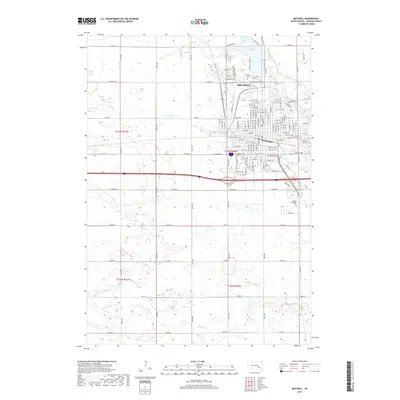 2017 Map of Mitchell, 2017 Print