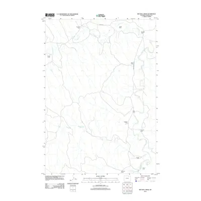 2012 Map of Mitchell Draw, 2012 Print