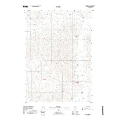 2017 Map of Mitchell Draw, 2017 Print