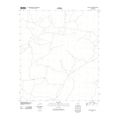 2010 Map of Mitchell Draw, 2010 Print