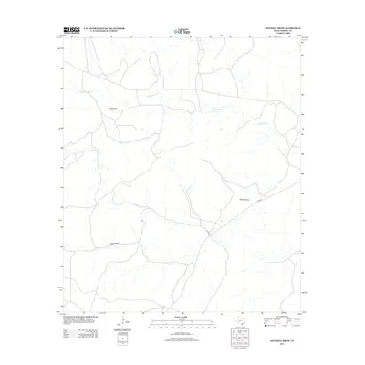 2012 Map of Mitchell Draw, 2012 Print