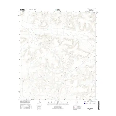 2016 Map of Mitchell Draw, 2016 Print