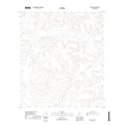 2019 Map of Mitchell Draw, 2019 Print
