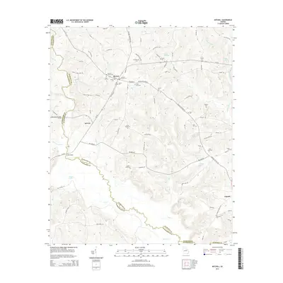 2014 Map of Mitchell, 2014 Print