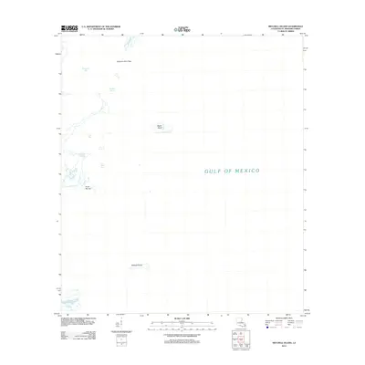 2012 Map of Mitchell Island, 2012 Print