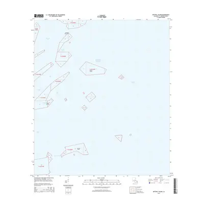 2015 Map of Mitchell Island, 2015 Print