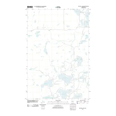 2010 Map of Mitchell Lake, 2010 Print