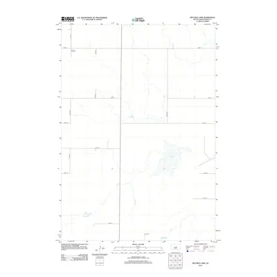 2012 Map of Mitchell Lake, 2012 Print