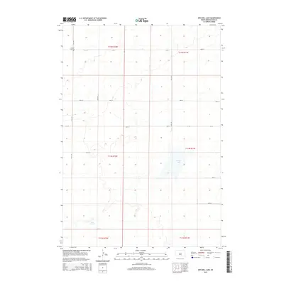 2015 Map of Mitchell Lake, 2015 Print