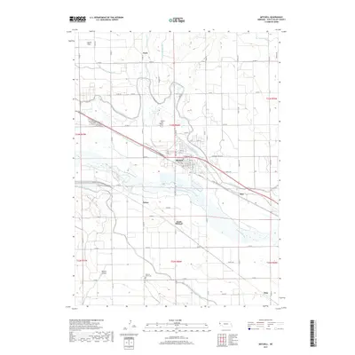2017 Map of Mitchell, 2017 Print