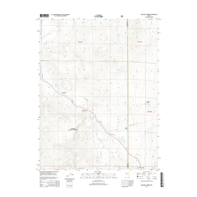 2014 Map of Mitchell Spring, 2014 Print