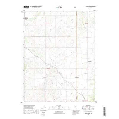2018 Map of Mitchell Spring, 2018 Print