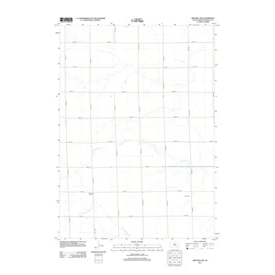 2012 Map of Mitchell SW, 2012 Print