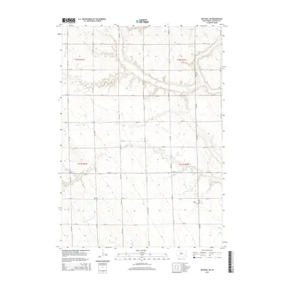2015 Map of Mitchell SW, 2015 Print