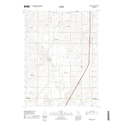 2017 Map of Mitchellville, 2017 Print