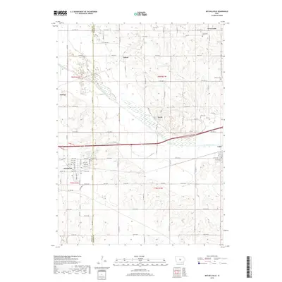2018 Map of Mitchellville, 2018 Print