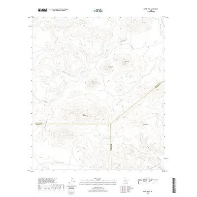 2019 Map of Mitre Peak, 2019 Print