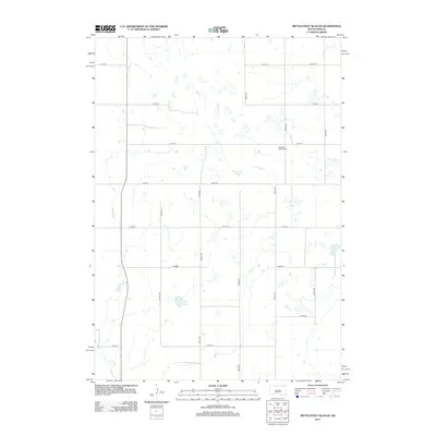 2012 Map of Mittelstedt Slough, 2012 Print