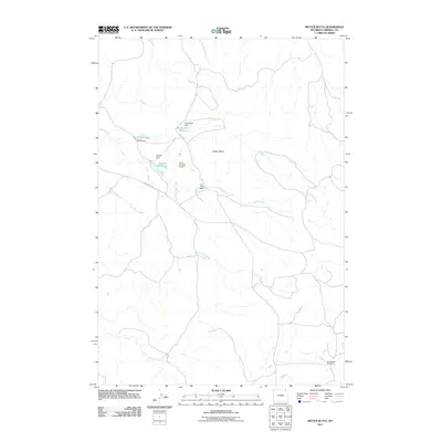 2011 Map of Mitten Butte, 2011 Print