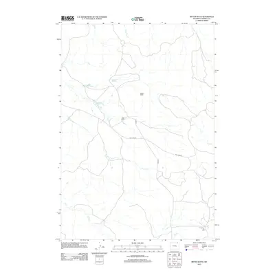 2012 Map of Mitten Butte, 2012 Print