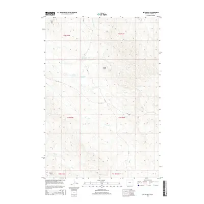 2015 Map of Mitten Butte, 2015 Print