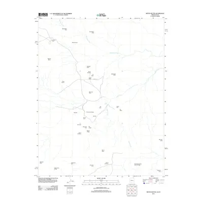 2011 Map of Mitten Buttes, 2011 Print