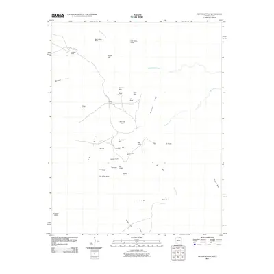 2011 Map of Mitten Buttes, 2011 Print