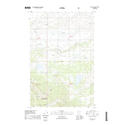 2020 Map of Mitten Lake, 2020 Print