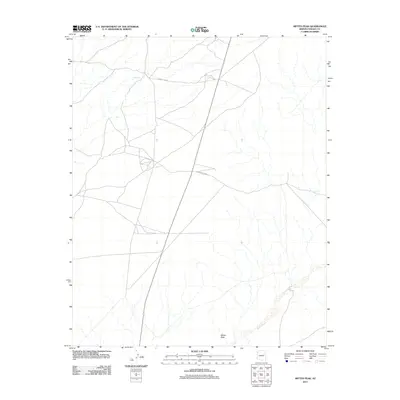 2011 Map of Mitten Peak, 2011 Print