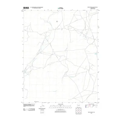 2010 Map of Mitten Rock, 2010 Print