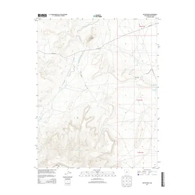 2013 Map of Mitten Rock, 2013 Print