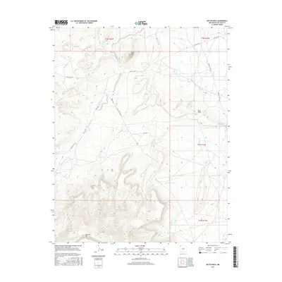 2017 Map of Mitten Rock, 2017 Print